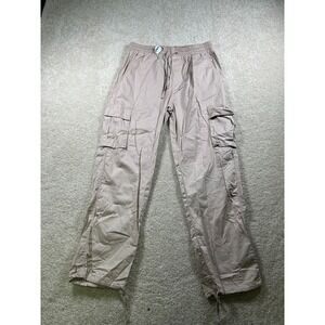 Coofandy Mens Size S‎ Cargo Jogger Pant Cotton Drawstring Chino Khaki